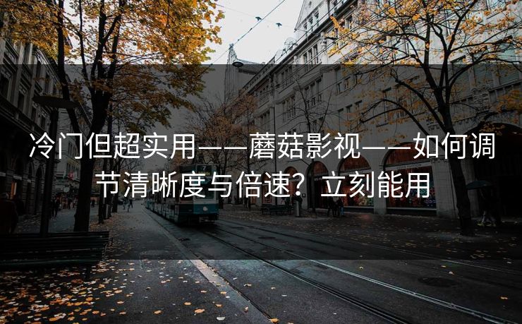 冷门但超实用——蘑菇影视——如何调节清晰度与倍速?立刻能用 冷门但超实用——蘑菇影视——如何调节清晰度与倍速?立刻能用